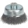 Brosse boisseau Lessmann fil dacier ondulé 0,35 mm 80 mm x M 14 x 2,0 424177 NEUF