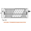 Abdeckgitter Heizkörperersatzteil Typ 33, Länge...