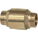 Brass check valve with male thread 11/4 X male thread...