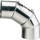 möck stainless steel exhaust pipe bend 130 mm PU = 3...