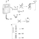 MEPA Ablaufventil-Set, Inhalt: Füllventilhalter,...