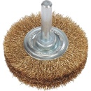 Brosse ronde Lessmann fil de laiton 0,20 mm 70 mm, tige...