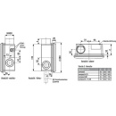 LIMODOR caja de empotrar compacta/BR espiga de salida de aire DN80 lateral 81000 NUEVO