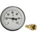 AFRISO Bimetall-Zeigerthermometer 0-120°C d = 100mm...