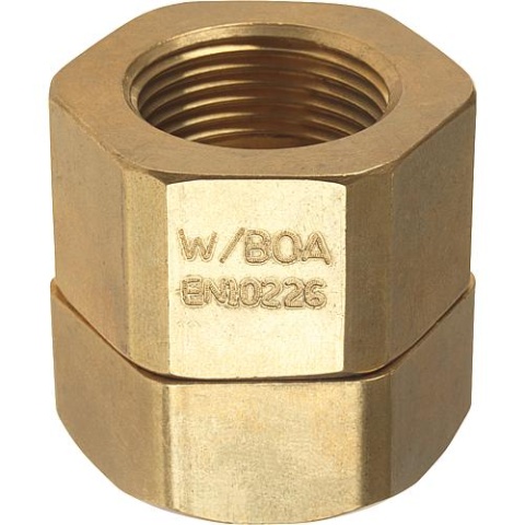 BOAGAZ Raccordo per tubo corrugato DN15 (1/2"") x DN15 (1/2"") IT NUOVO