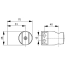 Ideal Standard Supporto doccia Standard Idealrain Cube girevole cromo B0029AA NUOVO