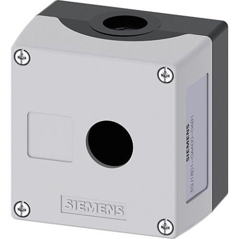 Custodia Siemens per unità di controllo, 22 mm, rotonda 3SU1801-0AA00-0AB1 3SU18010AA000AB1 NUOVO