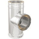 SEM double-walled flue system T-piece, 90°, DN250,...