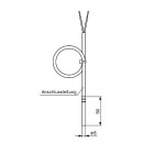 alre Kabeltemperaturfühler KF-4/6 NTC 10 K, PE-Kabel...