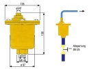 Automatyczny duży odpowietrznik MAXCAL typ 501, DN20(3/4"") IT, wykonany z mosiądzu 501500 NOWOŚĆ