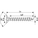 SPAX countersunk screw WIROX full thread cross recess ø 3.0 x 40 mm, PU 1000 pieces 4003530003882 NEW