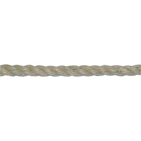 Wanner GEWA Corde en fibres, chanvre torsadé, Ø 14 mm, 10 m de long, brun-beige NEUF