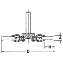 Lessmann Rundbürste Ø 50 mm mit 6 mm Schaft...