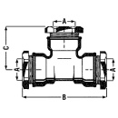 EFFEBI T-Stück Typ 864 50mm nicht für Gas...