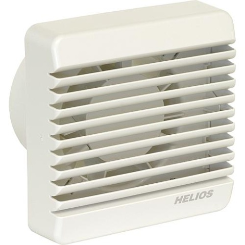 Helios ventilatore per piccoli ambienti HV100 EZ basic mod.DN 100 con relè a tempo e serratura elettrica interna 60002 NUOVO