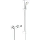 GROHE Brausethermostat-Set Grohtherm 800 mit Brausestange...