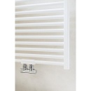 fondital aluminium handdoekradiator middenaansluiting type Cool 860/550 RAL 9010 NIEUW