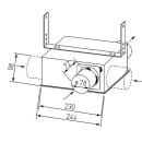 Helios SlimVent SV 80 Flach-Radialrohrventilator 230 V 50...