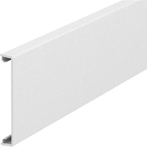 OBO Partie supérieure de la goulotte dinstallation de lappareil BKOT80W, 80x2000mm, blanc UE=8 pièces (16 m) Nouveau