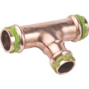 Aalberts copper press fitting V-contour T-piece reduced...