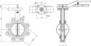 EFFEBI butterfly valves THESIS DN 50 NEW