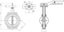 EFFEBI butterfly valve ARTEMIS EPDM DN 50 PN 16 NEW