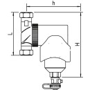 SPIROTECH Separador de magnetita y lodos Spiro Trap MB3, conexión de pinza de 22 mm UE022WJ NUEVO