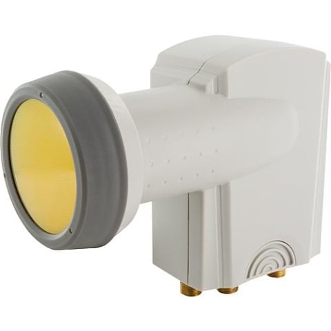 SCHWAIGER Digital Quad LNB Lichtgrijs RAL 7035 40mm/ Zonwering SPS7944531 NIEUW