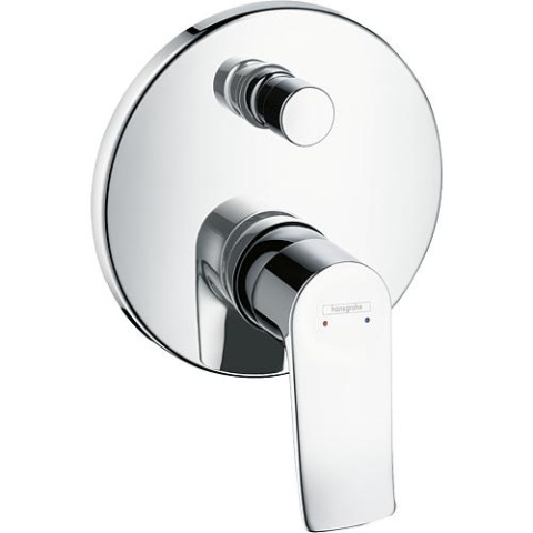 hansgrohe Metris inbouw badmengkraan rozet Ø 150 mm chroom met terugslagklep 31487000 NIEUW