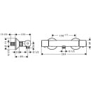 hansgrohe termostatico doccia a parete Ecostat Universal...