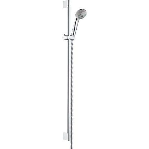 hansgrohe shower set Crometta 85 Multi/Unica Crometta 900 mm, 3 spray types Ø 85 mm chrome 27766000 NEW