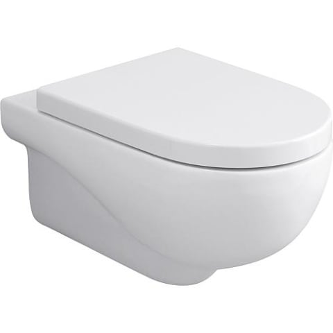 Evenes Wand-Tiefspül-WC NUVOLA , BxHxT:350x355x550mm spülrandlos,Weiß Neu