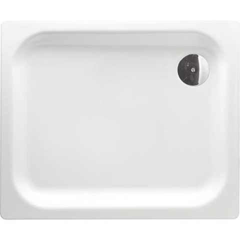 Plato de ducha Evenes EDURA blanco, A x A x P: 1000x40x900mm, acero esmaltado 3,5mm NUEVO