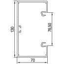 OBO apparaat installatiekanaal GK-70130RW Lengte 2000mm, zuiver wit, PU = 8 meter 62 74 50 0 NIEUW