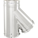 SEM double-walled flue system T-piece, 45°, DN250,...