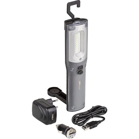 Lámpara de trabajo a pilas LEDs Work 10W, 1000lm, IP54 6.6Ah NUEVO