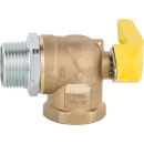 TECO gas shut-off ball valve with TAE DN32...