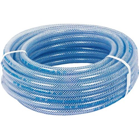 Fitt PVC hose transparent with polyester fabric / food safe 50m/20bar/10x16mm/-20°- +60°C NEW