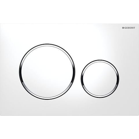 GEBERIT bedieningsplaat Sigma 20 wit/verchroomd/wit 115.882.KJ.1 NIEUW