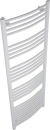 Radiateur sèche-serviettes Evenes courbe type JESSICA 1200X600 mm couleur blanc RAL 9016 Nouveau