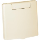 FAWAS wall inlet Quadra 8 x 8 cm, plastic RAL 9001, cream...