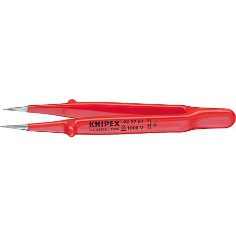 KNIPEX Pincettes de précision isolées VDE pointes extra fines forme droite 92 27 61 NOUVEAU