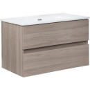 Evenes Kora Conjunto de Muebles de Baño Color Fresno Blanco Nuevo