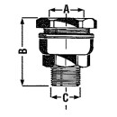 Racor de conexión EFFEBI con AG tipo 861 2""x63mm no apto para gas NUEVO