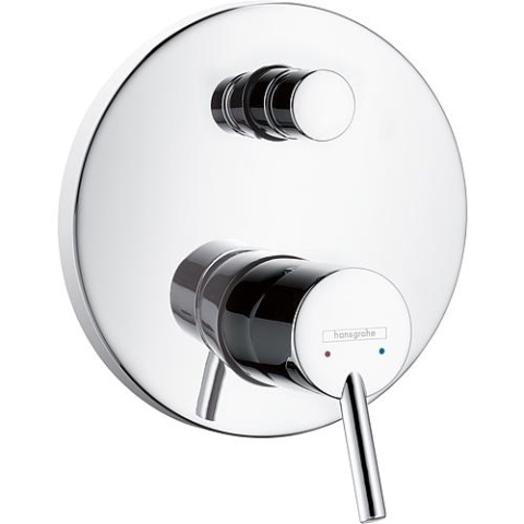 hansgrohe Mitigeur encastré pour bain Talis S rosace Ø 150 mm chromé avec clapet anti-retour 32477000 NOUVEAU