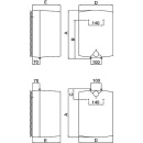 evenes tanque de agua caliente a prueba de presión tipo GT 10 U EVE 10 Ltr undersink eléctrico NUEVO