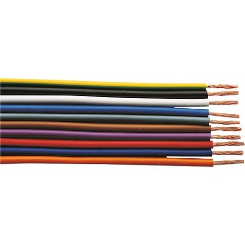 Plastic insulated cable H05V-K, 0.75 qmm, dark blue, roll à 100 m 20015118 NEW