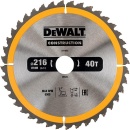 Lame de scie circulaire DeWalt Ø 216x30mm avec 40...