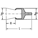 Spazzola Lessmann filo di acciaio inox annodato 0,25 mm...