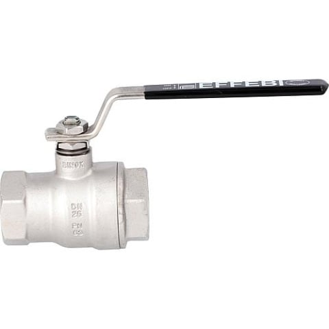 EFFEBI stainless steel ball valve 1`` IT/IG with steel hand lever NEW